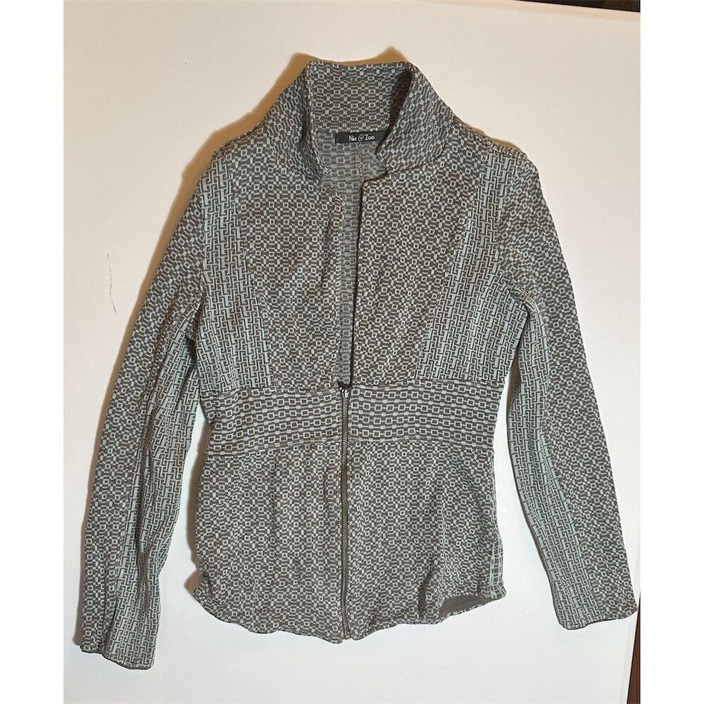 Nic & Zoe Engineered Zip Cardigan Size XS vintage